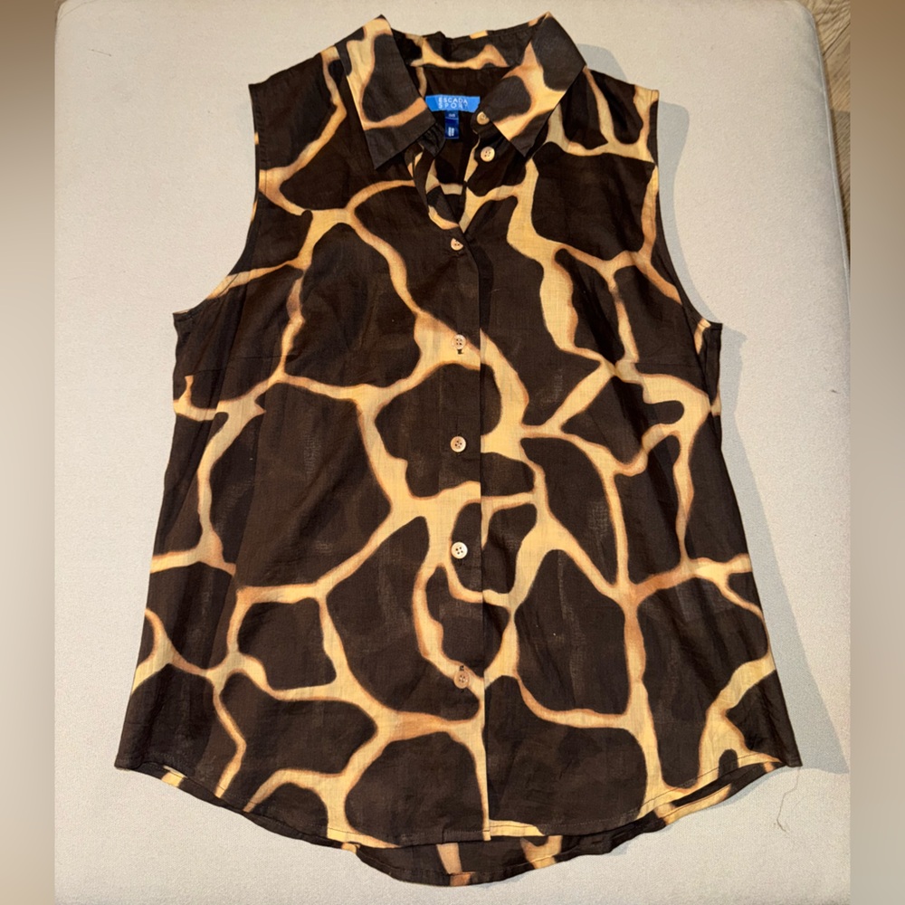 Escada Button-Up Top